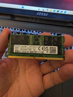 DDR5 16gb laptop single stick 5600mhz