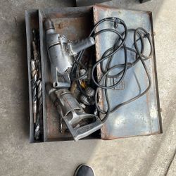 2 Milwaukee Power Drills with Various Bits 