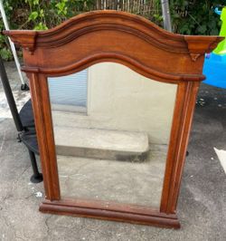 Solid Wood Mirror