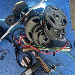 Weight rack/ squats rack with weights