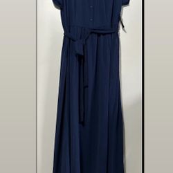 Dark Blue Dress Size 14W-XL