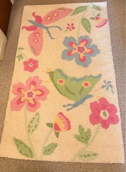 Pottery Barn Kids Butterfly Garden Rug