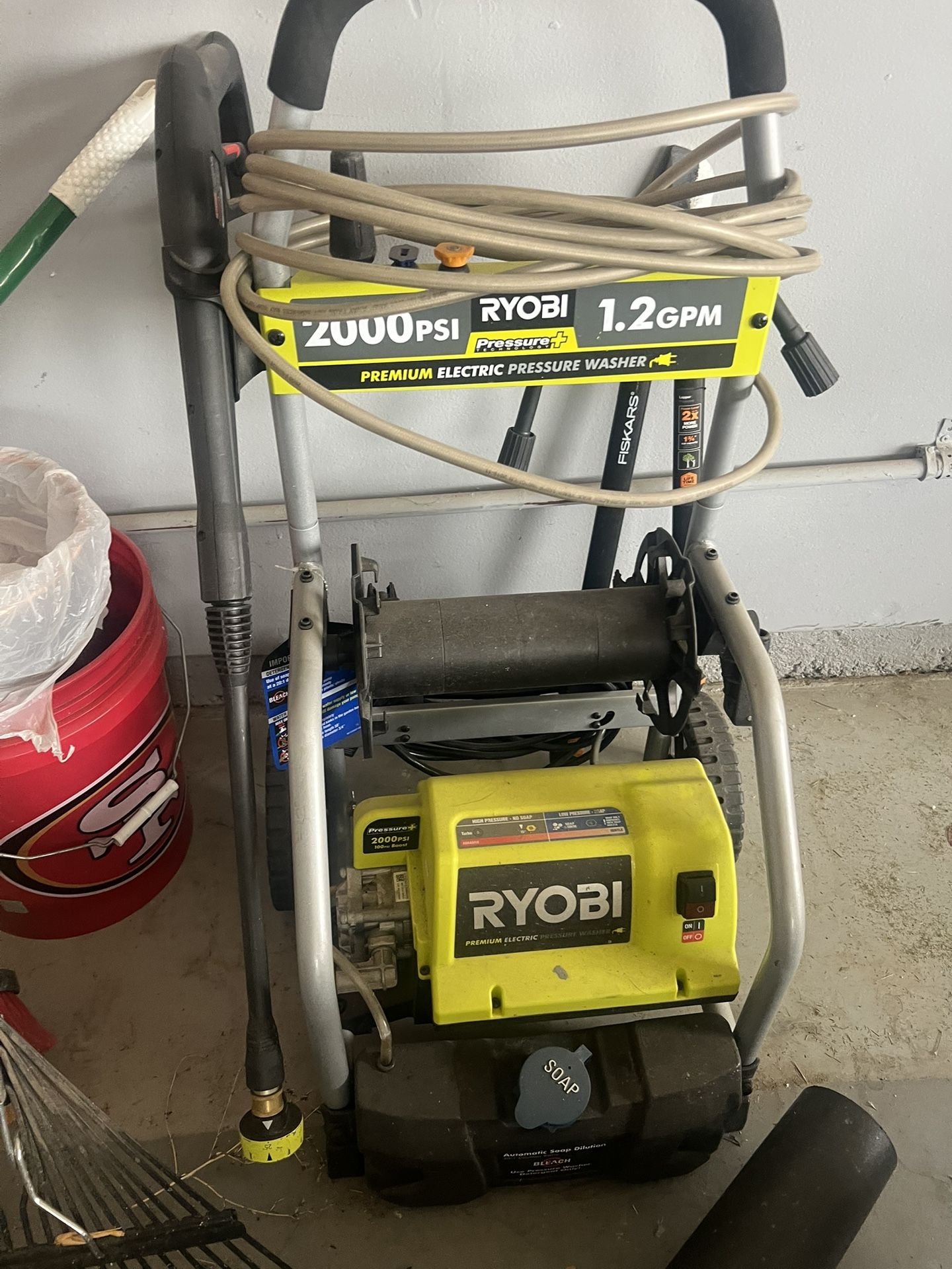 Ryobi 2000PSI Pressure Washer $100