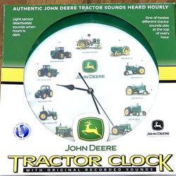 John Deere working Clock 
