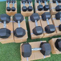 5-50 DUMBBELLS SET.  10 pairs 