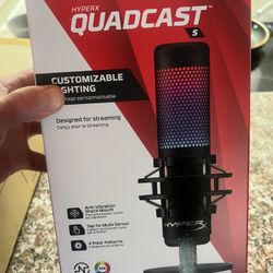 HyperX Quadcast S Microphone- Brand new In Box 