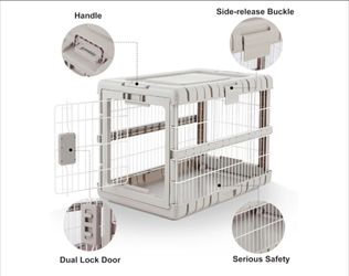 🐾 27" Collapsible Portable Dog Crate - New