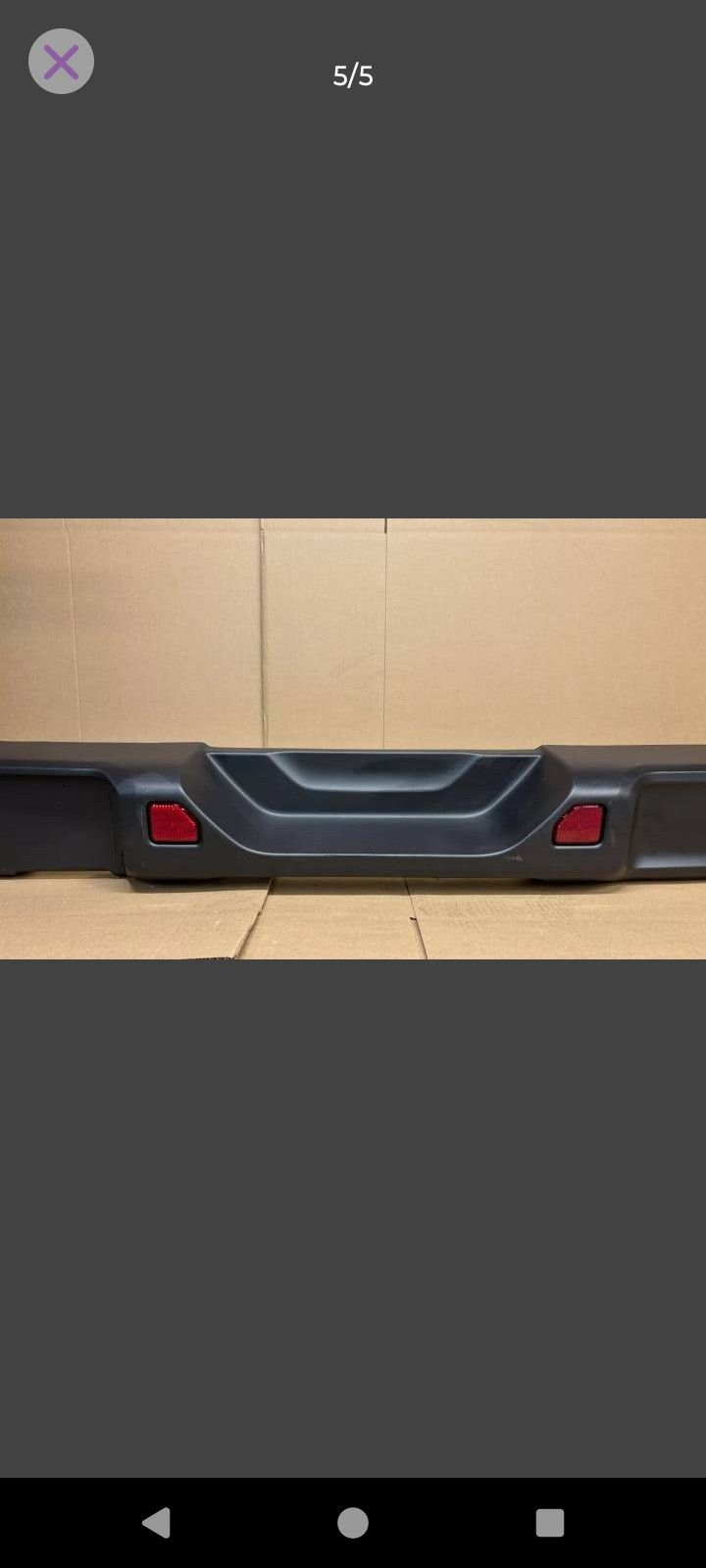 2018-2024 Jeep Wrangler JL OEM Rear Bumper Plastic