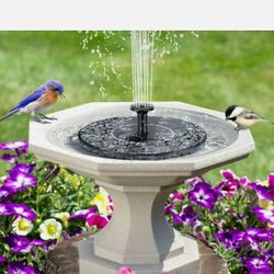 High Power Solar Fountain. No Wiring, No plumbing