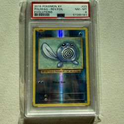 Poliwag #23 - PSA 8