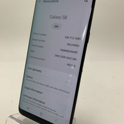 Samsung Galaxy S8 Black 64GB UNLOCKED With 30 Day Warranty 