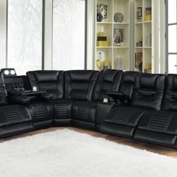 AUTOMATIC RECLINING SECTIONAL SOFA SET