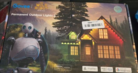 Govee Permanent Outdoor Lights 2 - 100ft White The Wild Robot