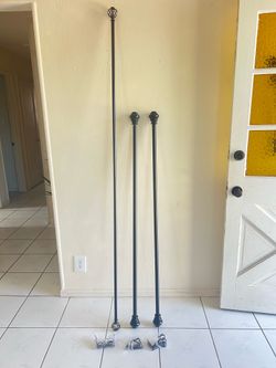 Curtain rods all for $15
