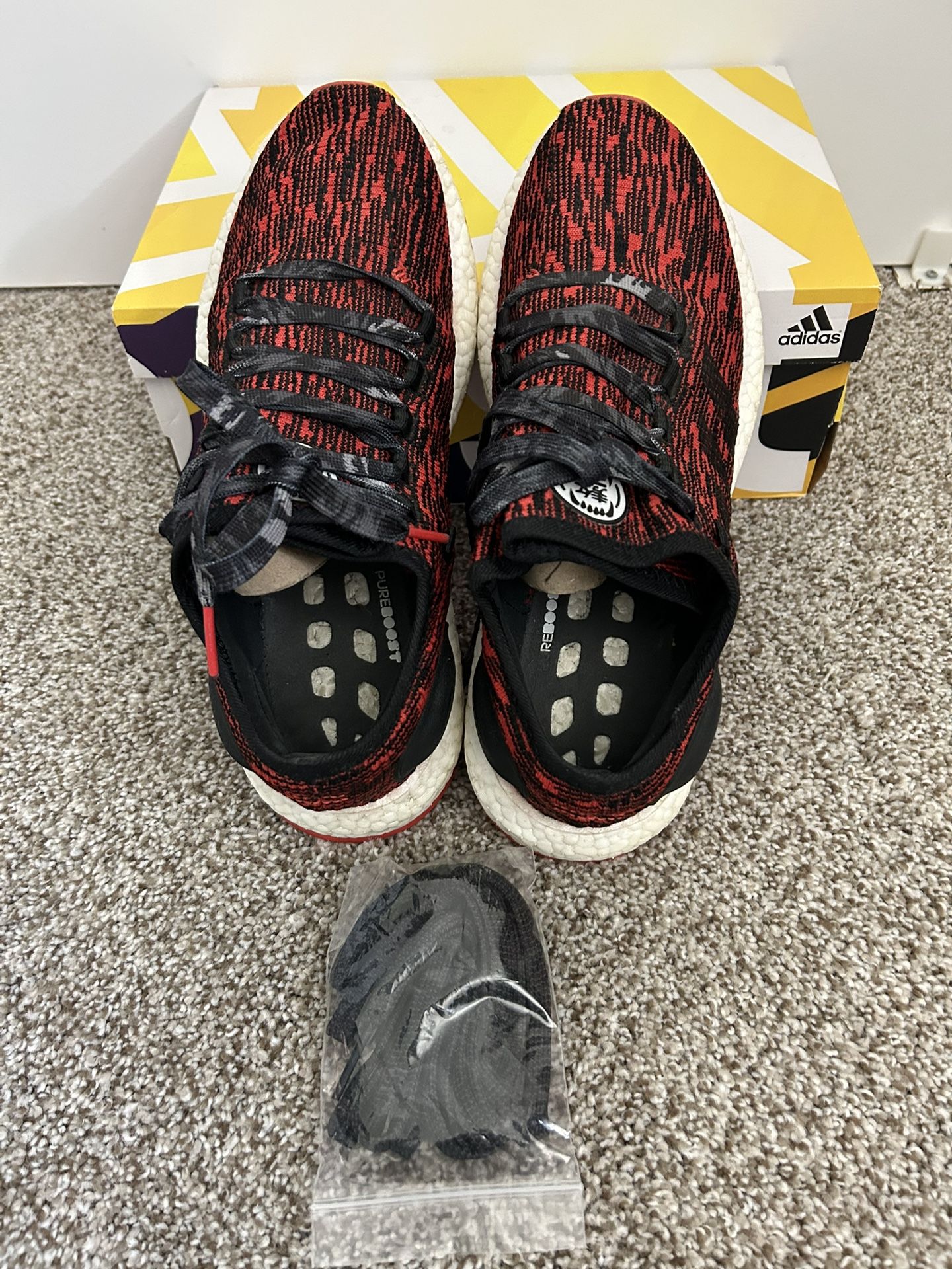 Adidas PureBOOST Red/Black Shoes 