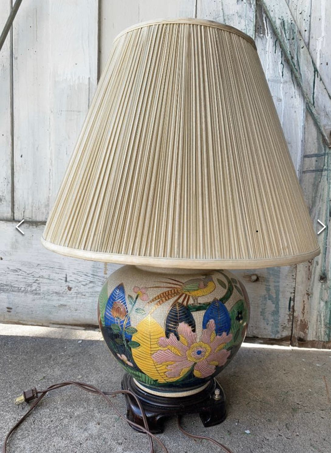 Vintage Oriental Lamp