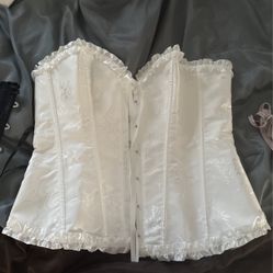 Palace Style Corset With Boning To Shape Waist And Push Up Bust, Sexy Jacquard Shapewear Top
