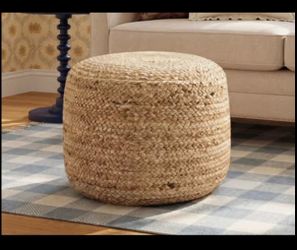 Bergholt 18" Wide Round Pouf Ottoman (4 Available)