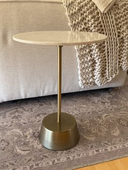 West Elm Maisie Marble Side Table (16")