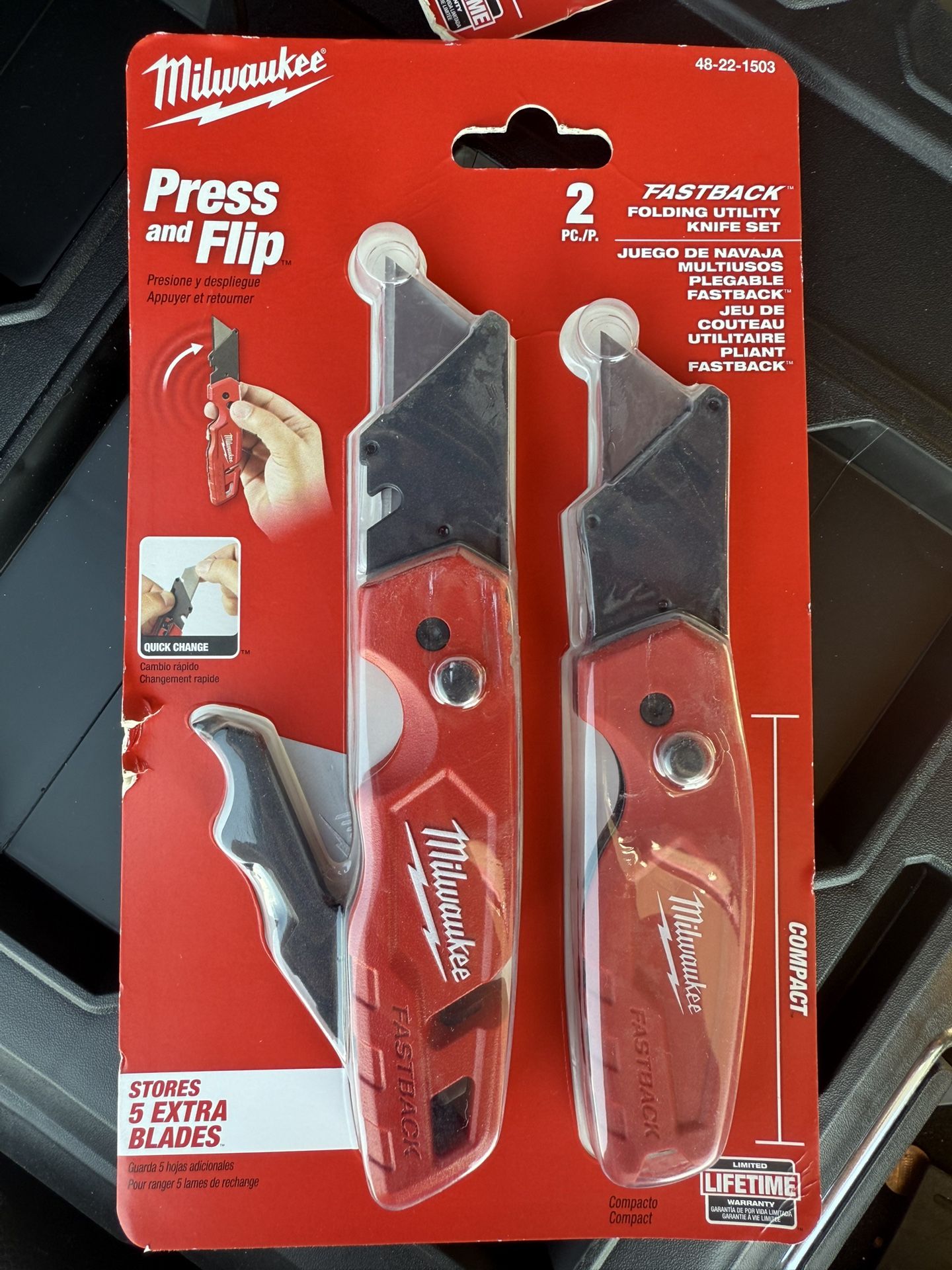 Milwaukee box Cutter 2 Pack 