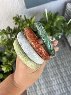 Real jade carving bracelet
