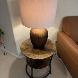 Lamp And Side Table 