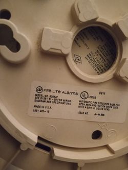 Honeywell Fire-Lite SD355 Addressable Photoelectric Smoke Detector, New