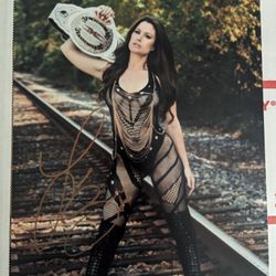Brooke Adams signed 8x10 photo WWE AEW