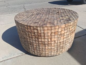 Coffee Table Mosiac Coconut Shell