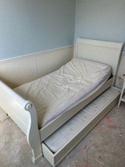 Pottery Barn Twin with Trundle Bed