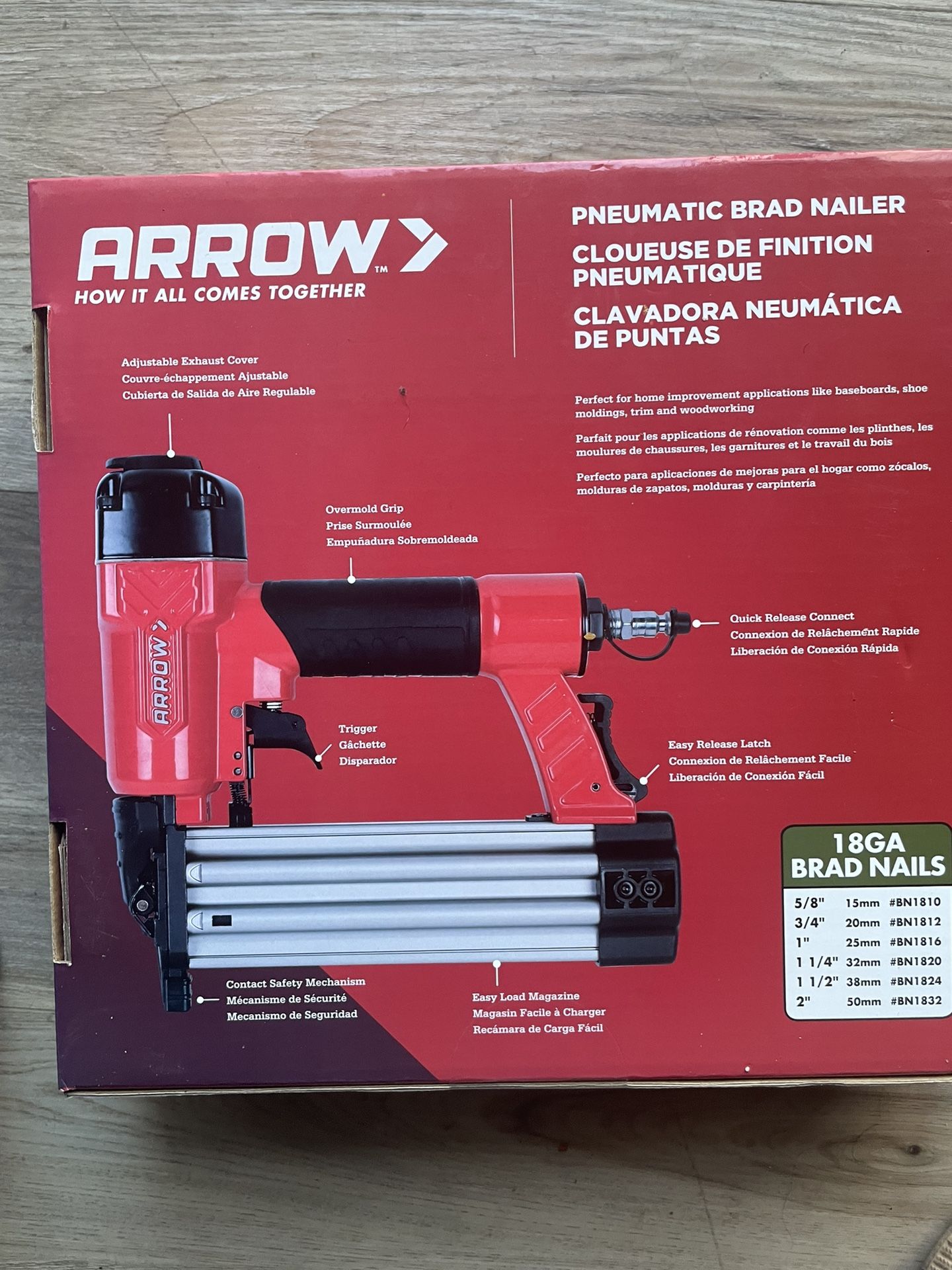 Arrow Pneumatic Brad Nailer ( Nail Gun)