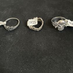 Silver Rings size 8 