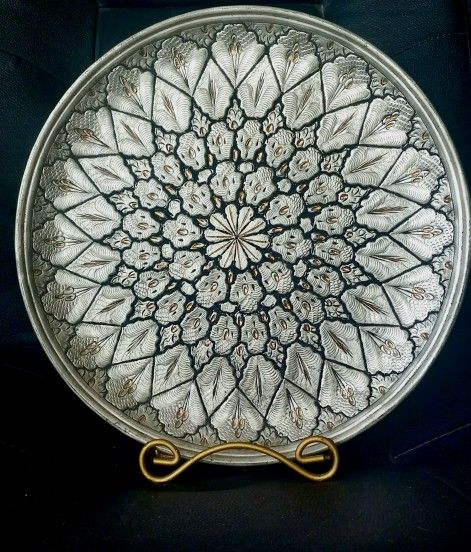 Vintage Persian Copper Hand Hammered Wall Plate home house decor