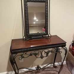 Hall Table & Mirror