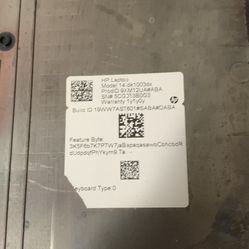 Title: HP Laptop Parts (Model 14-dk1003dx) - Screen, RAM, Housing Description: Parting out an HP Laptop that had water damage. Many parts are still in