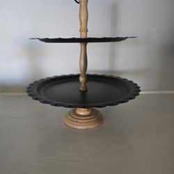 2 Tier Metal Treat Stand