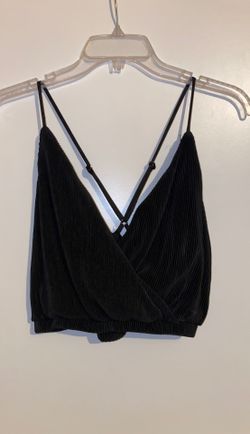 Black crop top