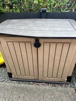 FREE Suncast Outdoor Storage Deck Box