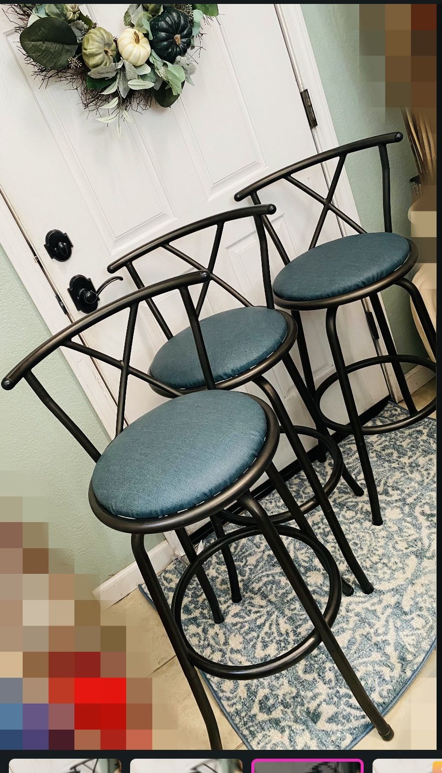 3 New Bar Stools 