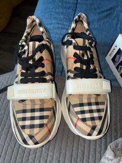 Burberry Vintage Check Low-Top Sneakers