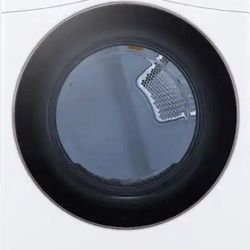 LG - 7.4 Cu. Ft. Stackable Smart Gas Dryer with Steam and Built-In Intelligence - White