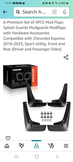 Mud flaps For Chevy Equinox 2018-2023