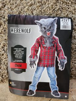 Werewolf Costume Youth L Or Adult S/M