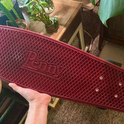 27” maroon Penny board