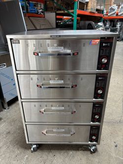 For drawer, heated food, warmer cabinet, chips, bread and SF health department approved commercial Restaurant Equipment Hatco HDW-4