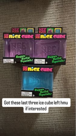 Nee Doh Nice Cube Stress Toys – Lot of 3