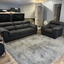 Black 2 Piece Couch