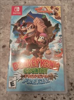 Donkey Kong Country Tropical Freeze replacement case