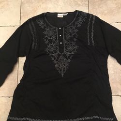 Women’s Plus Size Swimsuit Cover Up Or Shirt 3X