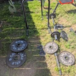 Barbell Standard Iron Plates.